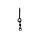 SEDO Long  Fast Bait Screw with Swivel  - Size M 8 mm