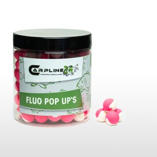 Carpline24 - Two Tone Fluo Pop Ups - Pink / Weiß 12 mm Peach