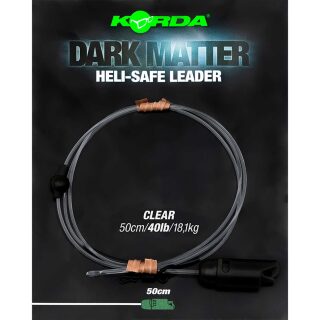 Korda Dark Matter Leader Heli Safe 40lb - 50cm