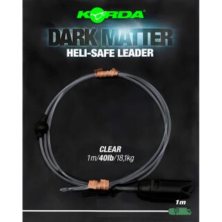 Korda Dark Matter Leader Heli Safe 40lb - 1m