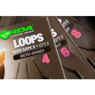 Korda Loop Rigs DF Wide Gape X (18lb) 4