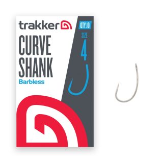 Trakker Curve Shank Hooks Size 4 - Barbless