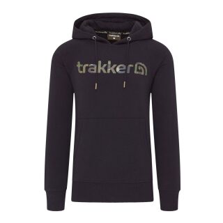 Trakker CR Logo Hoody Black Camo - M