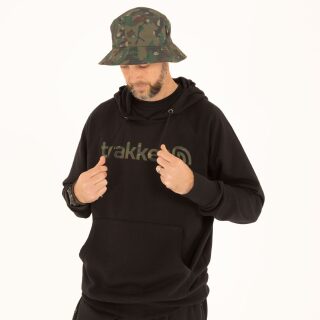 Trakker CR Logo Hoody Black Camo - M