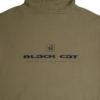 Black Cat - Khaki Hoodie S