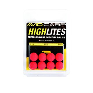 Avid Carp Highlites - 10mm Red