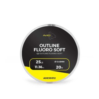Avid Carp Outline Fluoro Soft - 20lb 0.39mm
