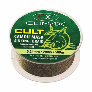 Climax - Cult Camo-Mask Sinking Braid 0,24mm 1200m