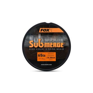 Fox - Submerge Orange Sinking Braid 0.38mm 65lb 29.5kg 600m