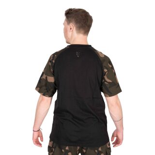 Fox - Black/Camo Outline T-Shirt - S