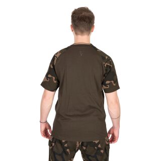 Fox - Khaki/Camo Outline T-Shirt - M