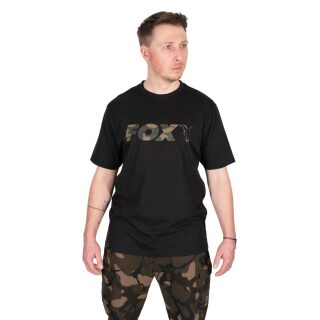 Fox - Black/Camo Logo T-Shirt - M