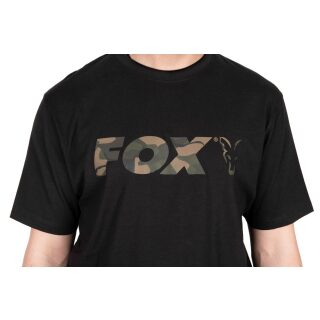 Fox - Black/Camo Logo T-Shirt - M