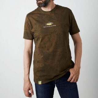 Geoff Anderson - Organic T-Shirt Peace Carp - leaf