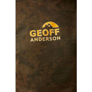 Geoff Anderson - Organic T-Shirt Brustlogo Orange - leaf M