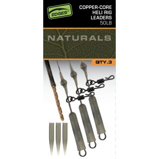 Fox - Edges Naturals Copper-Core Heli Rig Leaders