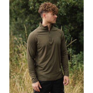 Korda Kool UPF Zip Jersey Dark Olive