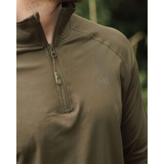 Korda Kool UPF Zip Jersey Dark Olive