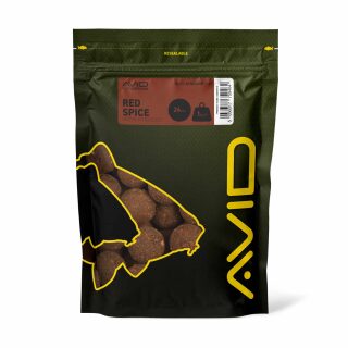 Avid Carp Red Spice Boilies - 1 kg