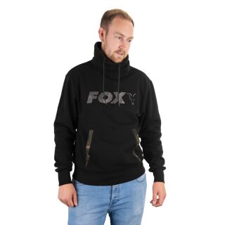 Fox - Black/Camo High Neck Hoody Medium