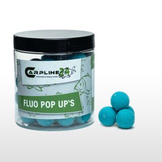 Carpline24 - Fluo Pop Ups - Blau 16 mm Squid